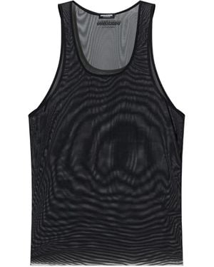 DSquared² Mesh Tank Top - ブラック