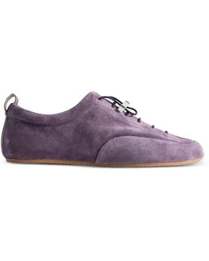 BY FAR Prudent Suede Trainers - Purple