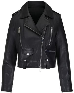 L'Agence Blakely Biker Jacket - Black