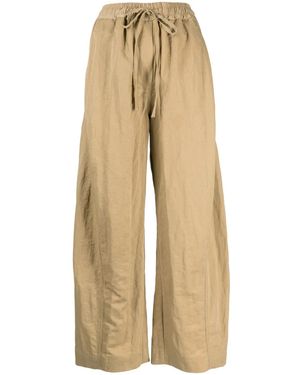 Rejina Pyo Pantaloni A Gamba Ampia Una - Neutro