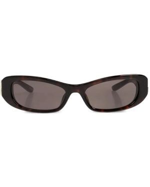 Balenciaga Cosmo Rectangle Sunglasses - Black