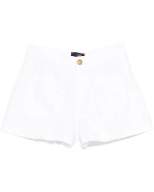 The Seafarer Frayed Shorts - White