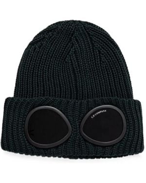 C.P. Company Goggle Beanie Hat - Black
