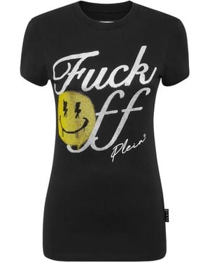 Philipp Plein Pure Crystal-Embellished T-Shirt - Black