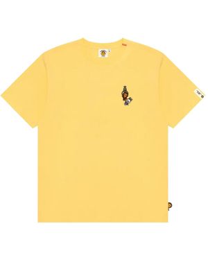 A Bathing Ape Camiseta Con Motivo Gráfico - Amarillo