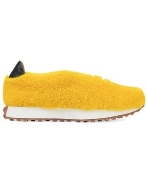 Rhude Baskets Montantes Sherpa Runner - Yellow