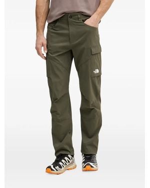 The North Face Logo-Print Cargo Trousers - Green