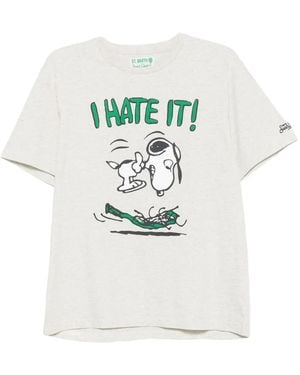 MC2 Saint Barth Snoopy I Hate It-Print T-Shirt - Grey