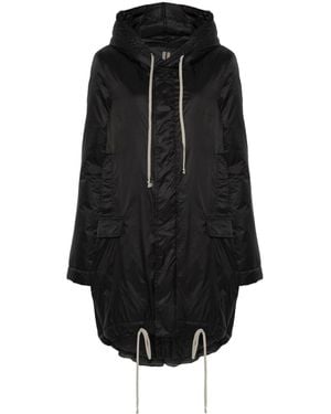 Rick Owens Parka Mit Schwalbenschwanz - Schwarz