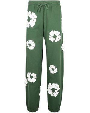 DENIM TEARS Pantalon De Jogging À Fleurs - Green