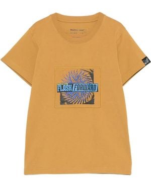 Martine Rose Shrunken Graphic-print T-shirt - ブラウン