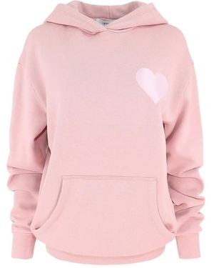 SPRWMN Hoodie Met Hartprint - Roze