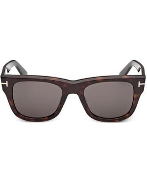 Tom Ford Finn-02 Tortoise-Shell Sunglasses - Grey