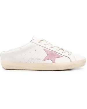 Golden Goose Super-Star Trainers - White