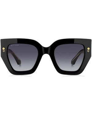 Etro Mania Oversized-Frame Sunglasses - Black