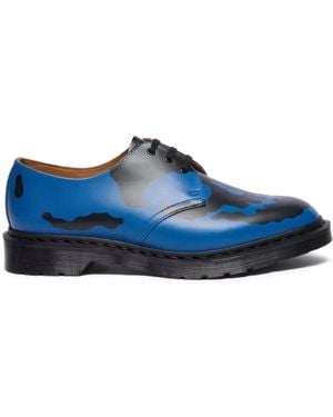 Dr. Martens 1461 Skull-Print Dery Shoes - Blue