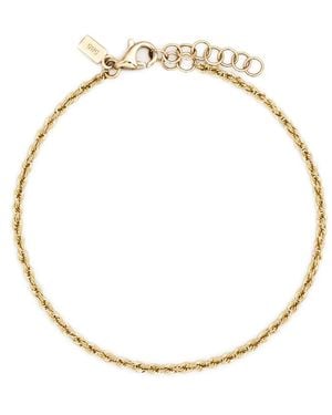 EF Collection 14Kt Twist Bracelet - White