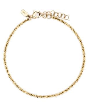 EF Collection 14Kt Twist Bracelet - White