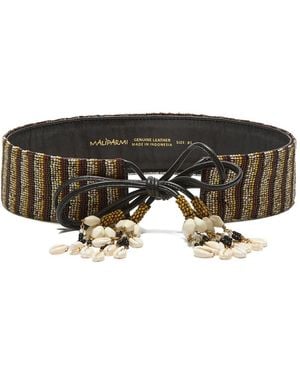 Maliparmi Beaded Belt - Black