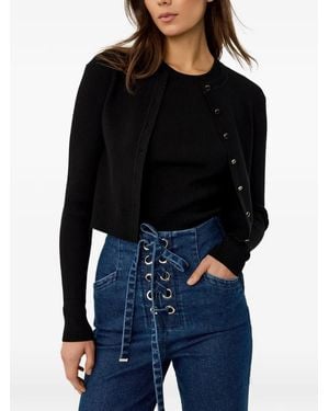 Toccin Zoe Slim Fit Buttoned Cardigan - Black