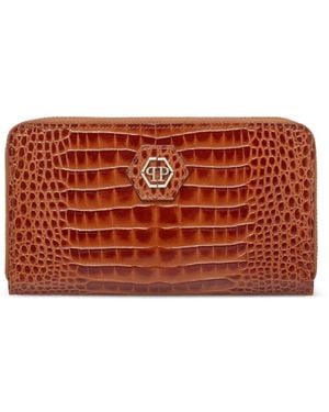 Philipp Plein ファスナー財布 - レッド