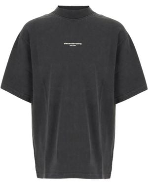 Alexander Wang T-Shirt Mit Logo-Print - Schwarz