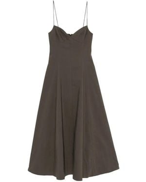 St. Agni Cami Paneled Midi Dress - Multicolor