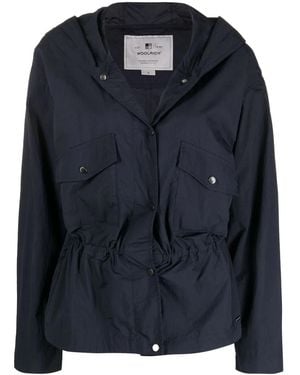 Woolrich Hooded Drawstring Jacket - Black