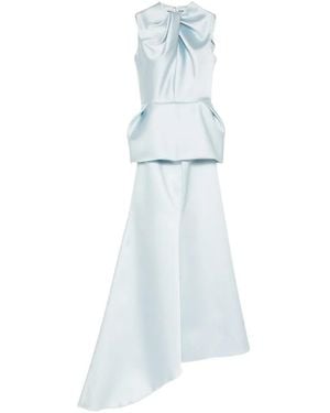 Isabel Sanchis Peplum Fishtail Dress Set - Blue