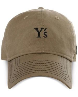 Y's Yohji Yamamoto Logo-Detail Baseball Cap - Natural