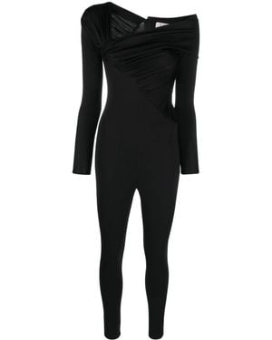 V:PM ATELIER Moon Ruched Jumpsuit - Black
