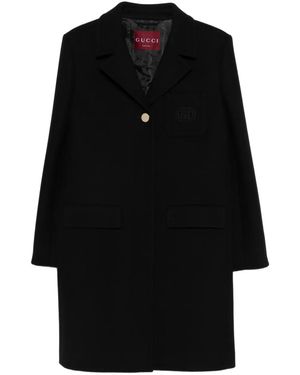 Gucci Wollen Jas - Zwart