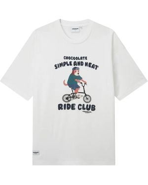 Chocoolate Graphic-Print T-Shirt - White
