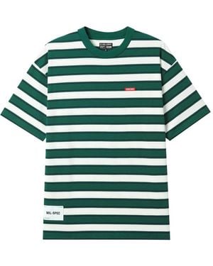 Izzue Striped T-Shirt - Green