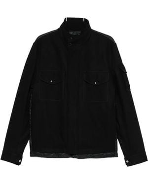 Moncler Flap-Pocket Quilted Jacket - Black