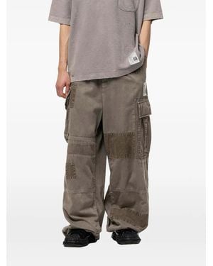 Maison Mihara Yasuhiro Repair Cargo Trousers - Brown