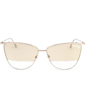 Tom Ford Cat-Eye Frame Sunglasses - Natural