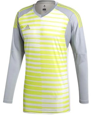 adidas Striped Long-Sleeve T-Shirt - Yellow