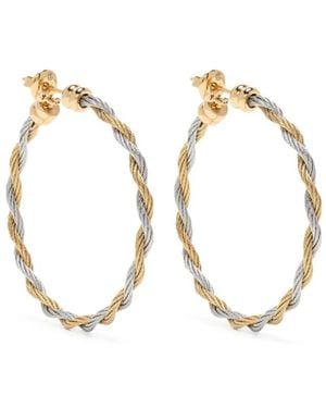 Charriol Orecchini Love Twist - Bianco