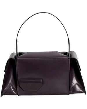 Merryl Tielman Barbara Leather Shoulder Bag - Blue