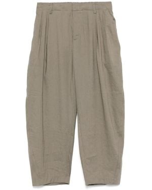 CROQUIS Zip-Up Casual Pants - Gray