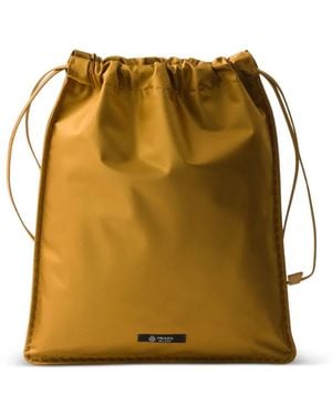 Prada Wish Silk Pouch - Yellow