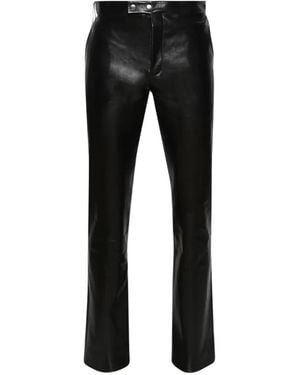 Jil Sander Leather Pants - Black