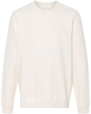 Sunspel Loopback Crew-Neck Cotton Sweatshirt - White