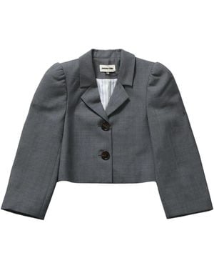 ShuShu/Tong Wool-Blend Blazer - Gray
