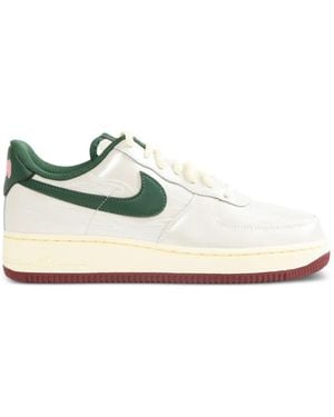 Nike Air Force 1 '07 Lv8 Flame-Embroidered Trainers - White
