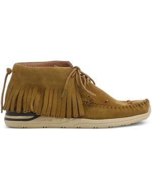 Visvim Desert-Boots À Franges - Brown