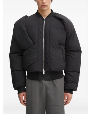 HELIOT EMIL Padded Zipped Jacket - Black