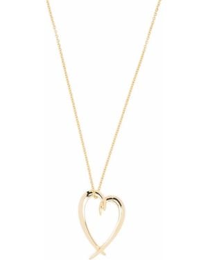 Shaun Leane Hook Heart Pendant Necklace - Metallic