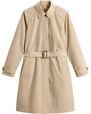 Woolrich Summer Trench Coat - Natural